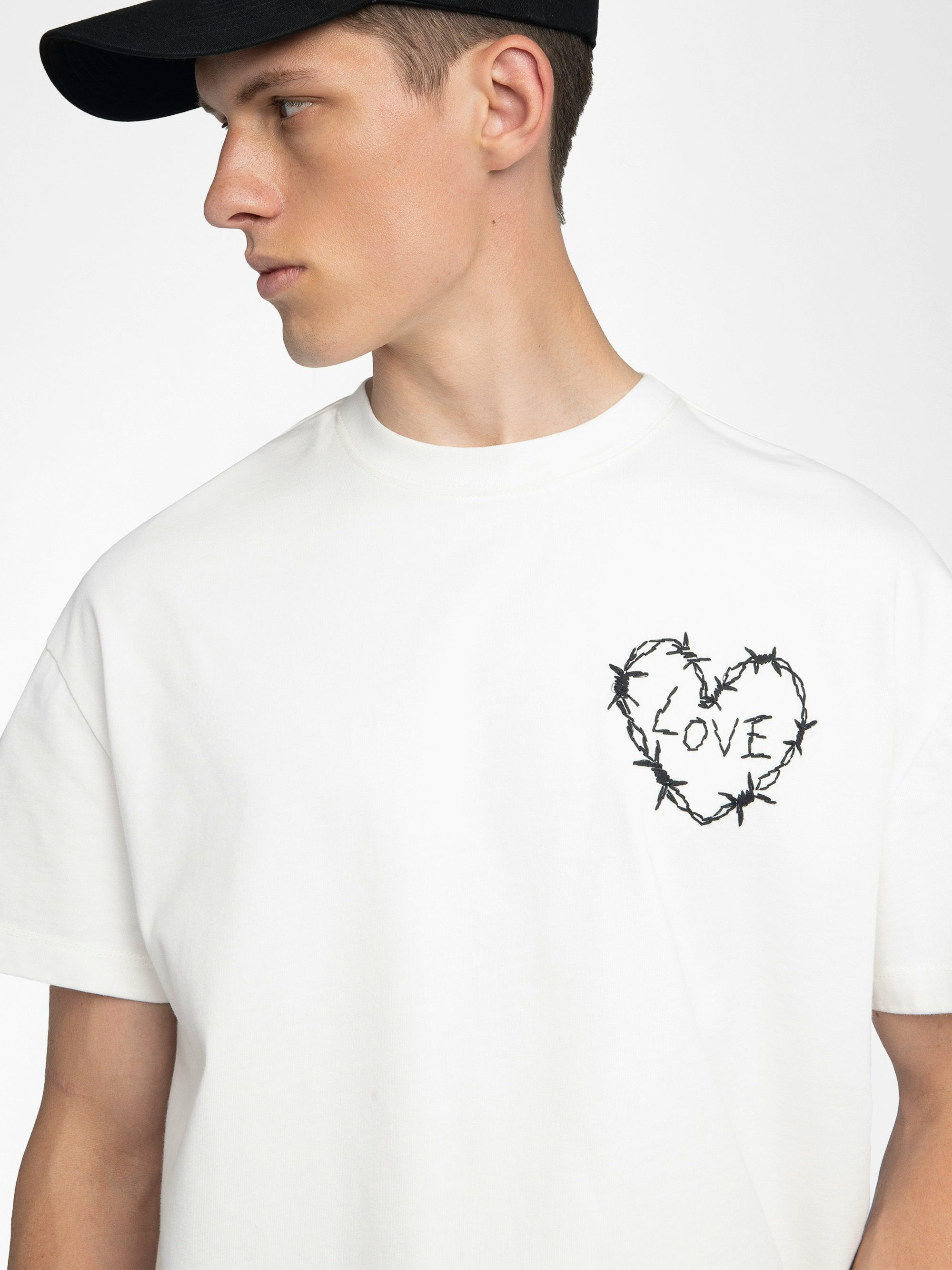 Teddy T-shirt - Oversized short-sleeved T-shirt with front print.